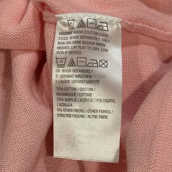 NWT Quacker Factory Womens Sz 3X Metallic Snowflake Pink Winter Cardigan Sweater - Picture 5 of 8